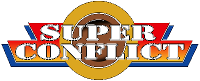 Super Conflict logo for Super Nintendo